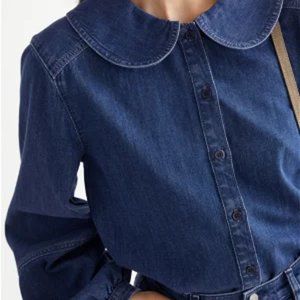 Chambray Collar Top - Western Vibes